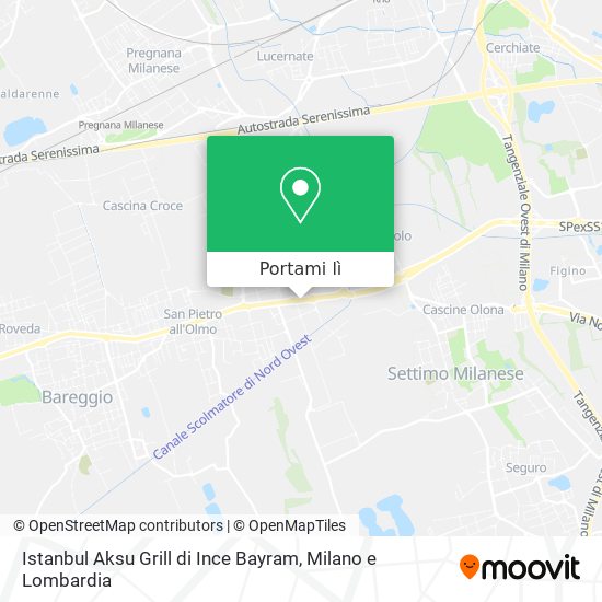 Mappa Istanbul Aksu Grill di Ince Bayram