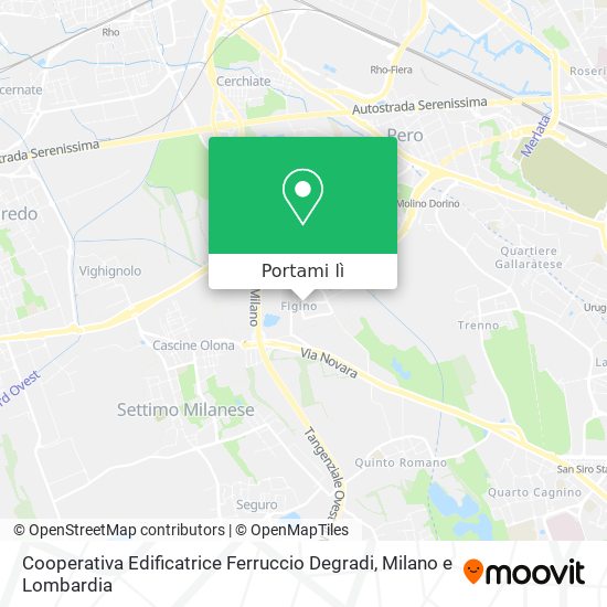 Mappa Cooperativa Edificatrice Ferruccio Degradi