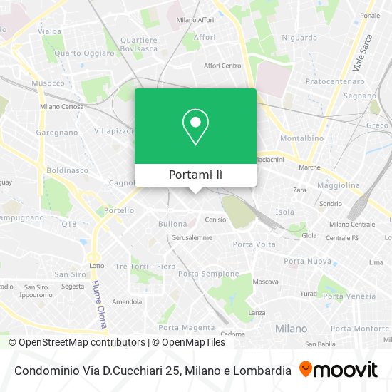 Mappa Condominio Via D.Cucchiari 25