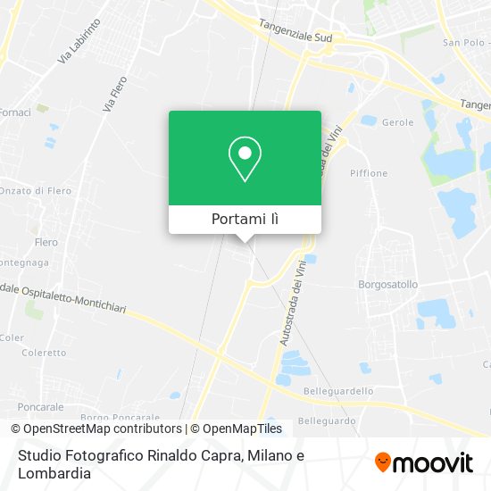 Mappa Studio Fotografico Rinaldo Capra