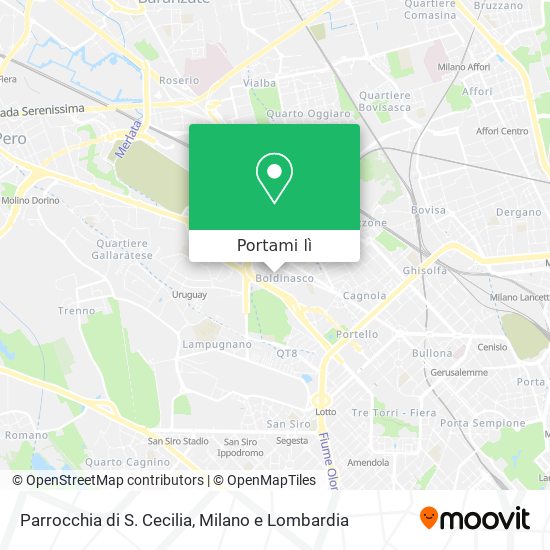 Mappa Parrocchia di S. Cecilia