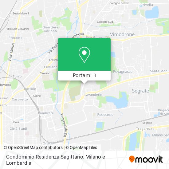 Mappa Condominio Residenza Sagittario