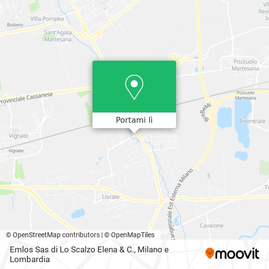 Mappa Emlos Sas di Lo Scalzo Elena & C.