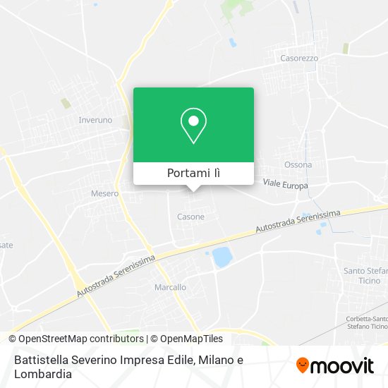 Mappa Battistella Severino Impresa Edile