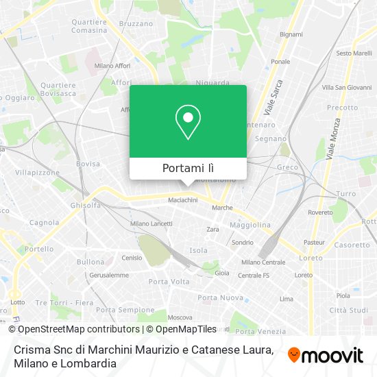 Mappa Crisma Snc di Marchini Maurizio e Catanese Laura