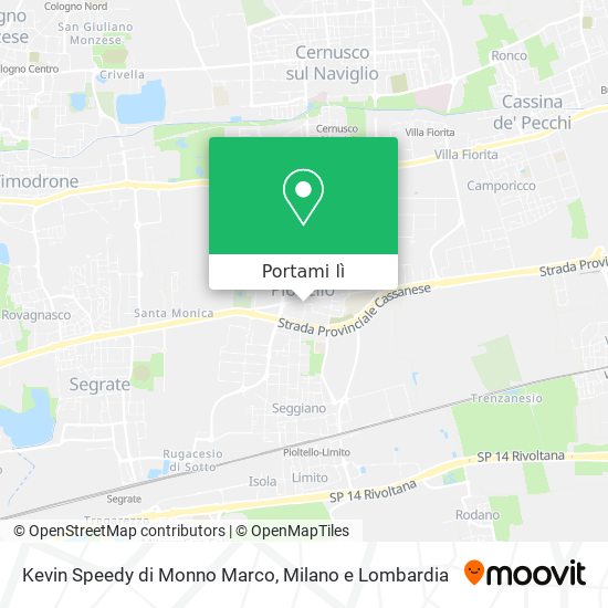 Mappa Kevin Speedy di Monno Marco