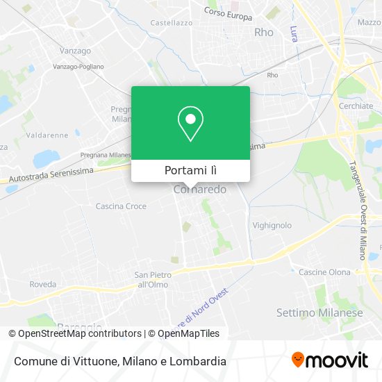 Mappa Comune di Vittuone