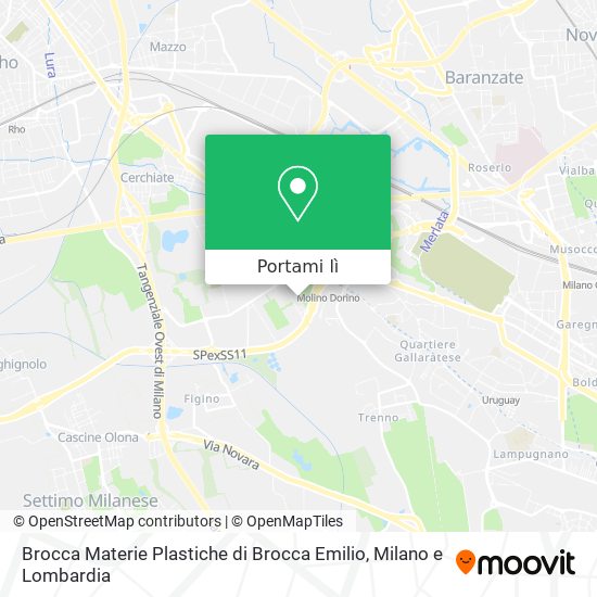 Mappa Brocca Materie Plastiche di Brocca Emilio