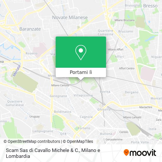 Mappa Scam Sas di Cavallo Michele & C.