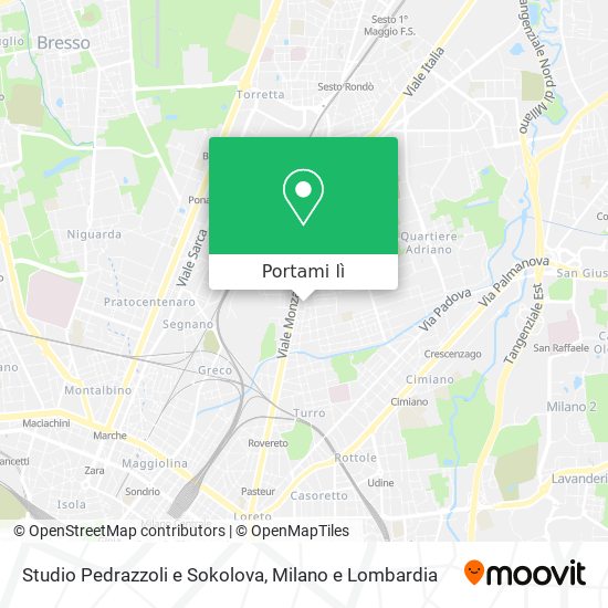 Mappa Studio Pedrazzoli e Sokolova