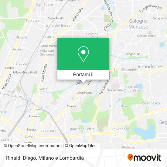 Mappa Rinaldi Diego