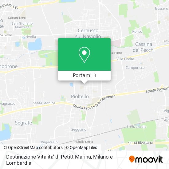 Mappa Destinazione Vitalita' di Petitt Marina