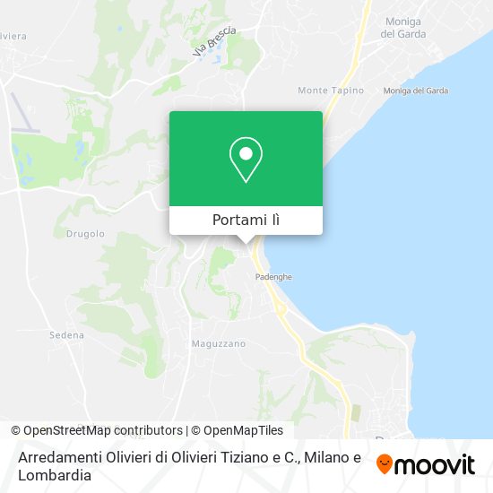 Mappa Arredamenti Olivieri di Olivieri Tiziano e C.