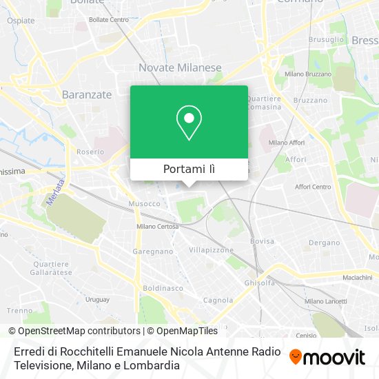 Mappa Erredi di Rocchitelli Emanuele Nicola Antenne Radio Televisione