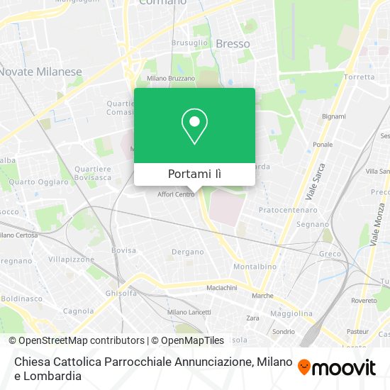 Mappa Chiesa Cattolica Parrocchiale Annunciazione