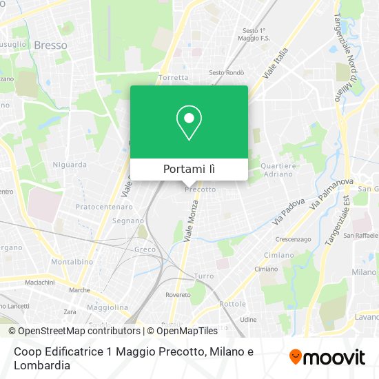 Mappa Coop Edificatrice 1 Maggio Precotto