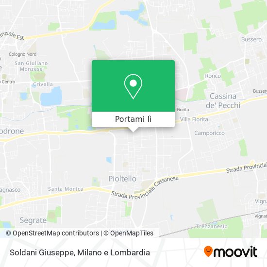 Mappa Soldani Giuseppe
