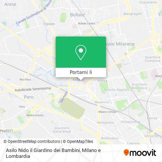 Mappa Asilo Nido il Giardino dei Bambini