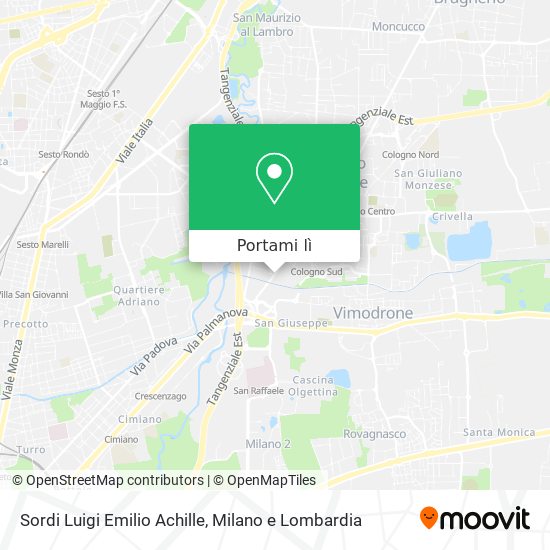 Mappa Sordi Luigi Emilio Achille