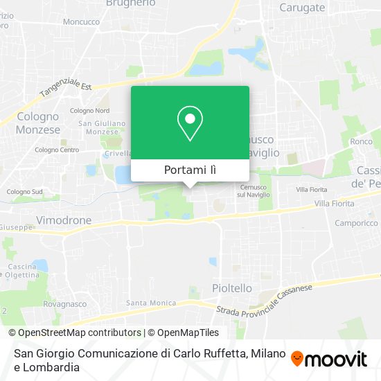 Mappa San Giorgio Comunicazione di Carlo Ruffetta