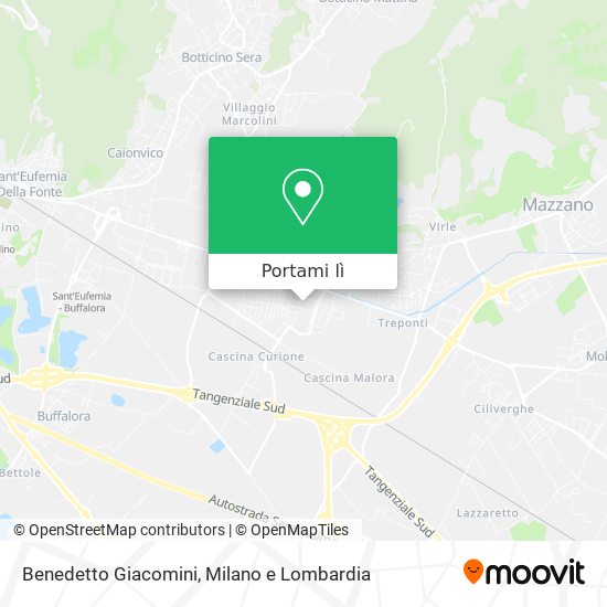 Mappa Benedetto Giacomini