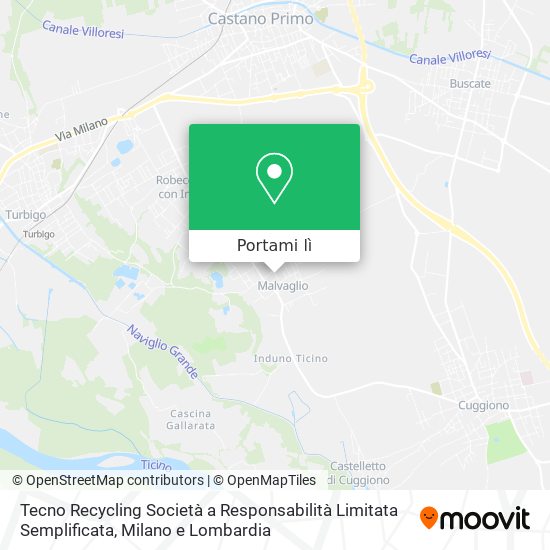 Mappa Tecno Recycling Società a Responsabilità Limitata Semplificata