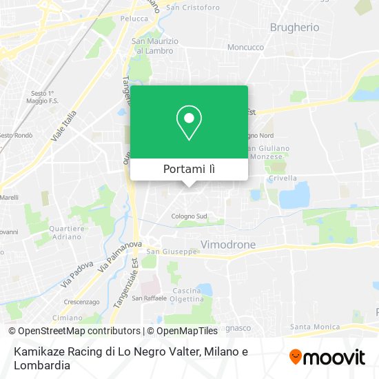 Mappa Kamikaze Racing di Lo Negro Valter