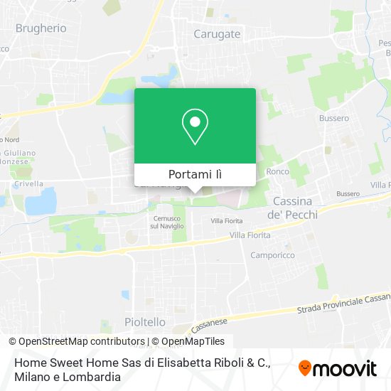 Mappa Home Sweet Home Sas di Elisabetta Riboli & C.