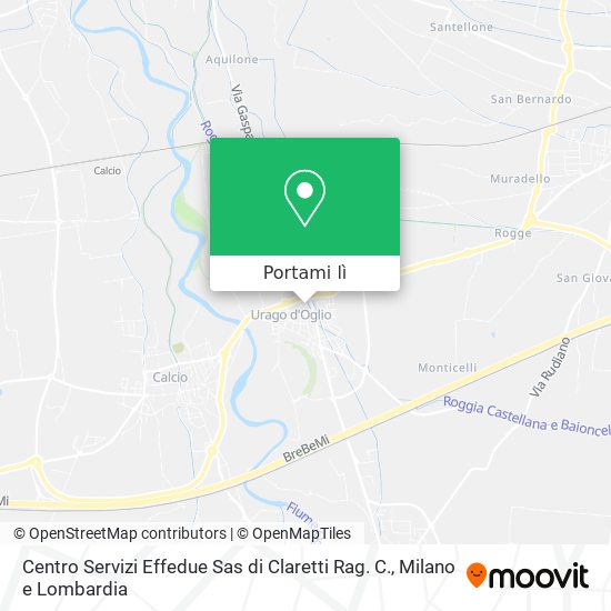 Mappa Centro Servizi Effedue Sas di Claretti Rag. C.