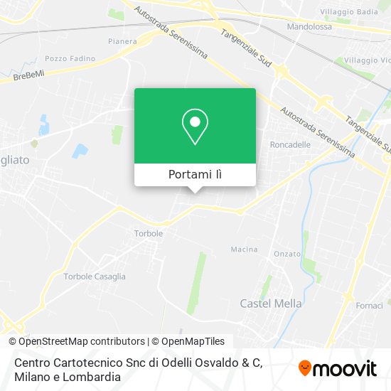Mappa Centro Cartotecnico Snc di Odelli Osvaldo & C