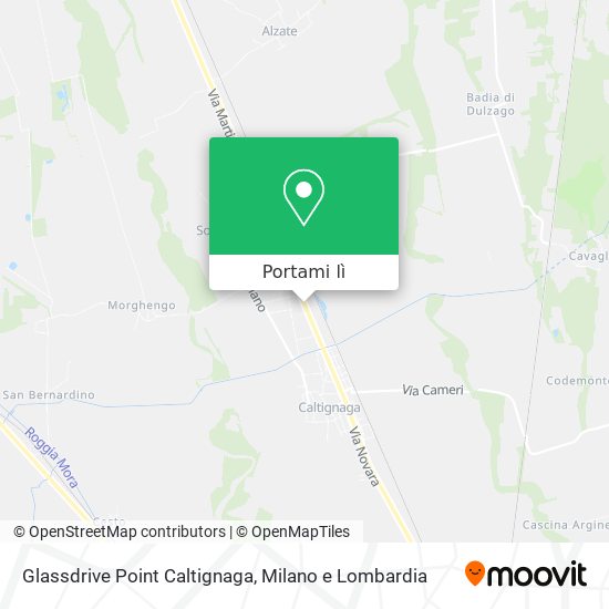 Mappa Glassdrive Point Caltignaga