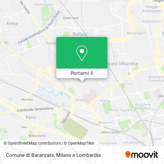 Mappa Comune di Baranzate