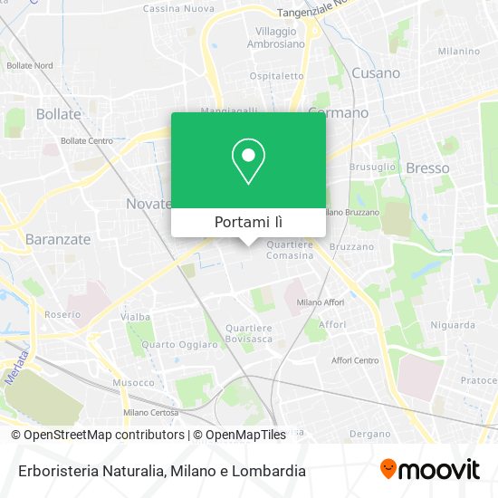 Mappa Erboristeria Naturalia