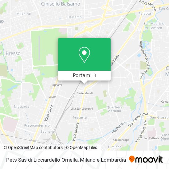 Mappa Pets Sas di Licciardello Ornella