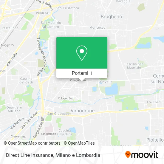 Mappa Direct Line Insurance