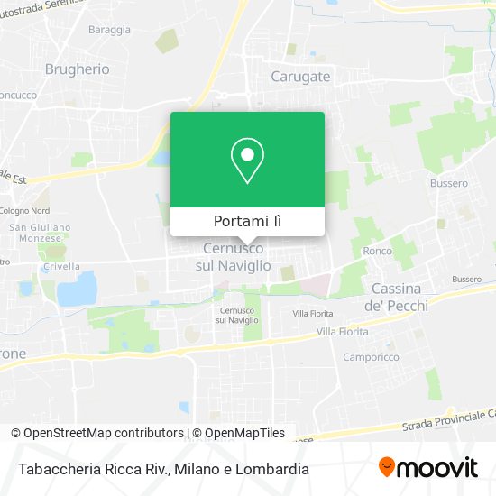 Mappa Tabaccheria Ricca Riv.