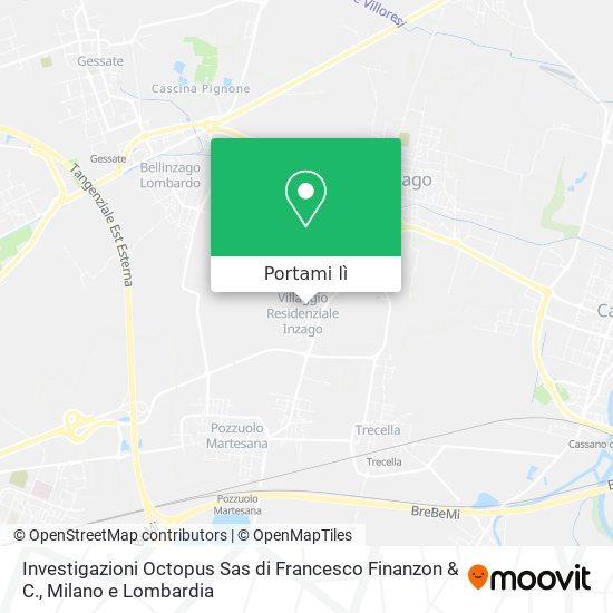 Mappa Investigazioni Octopus Sas di Francesco Finanzon & C.