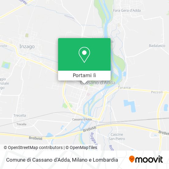 Mappa Comune di Cassano d'Adda