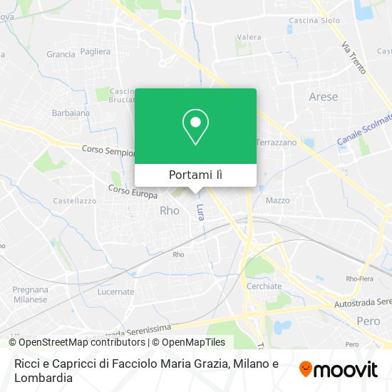 Mappa Ricci e Capricci di Facciolo Maria Grazia
