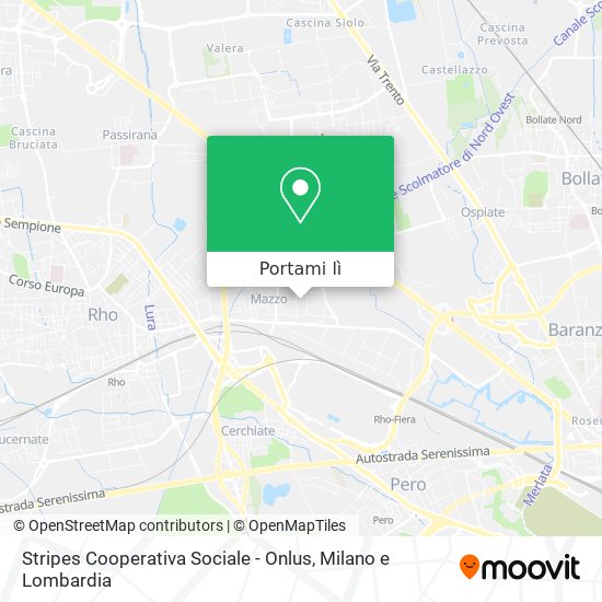 Mappa Stripes Cooperativa Sociale - Onlus