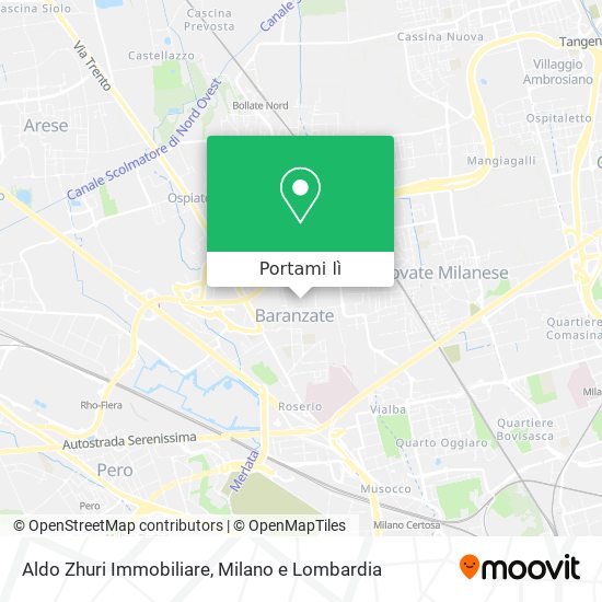 Mappa Aldo Zhuri Immobiliare