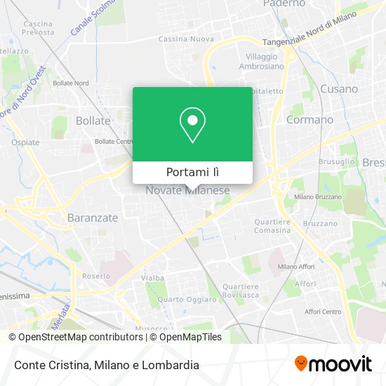 Mappa Conte Cristina