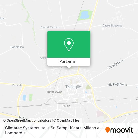 Mappa Climatec Systems Italia Srl Sempl Ificata