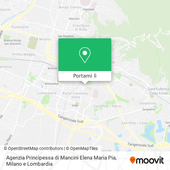 Mappa Agenzia Principessa di Mancini Elena Maria Pia