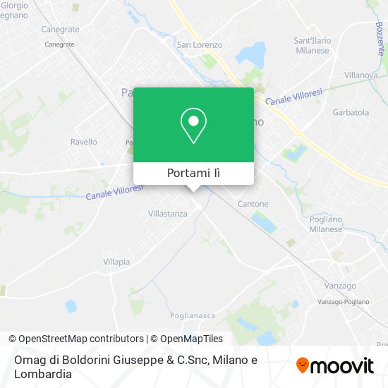 Mappa Omag di Boldorini Giuseppe & C.Snc