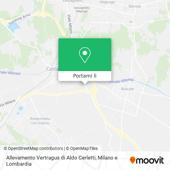 Mappa Allevamento Vertragus di Aldo Cerletti
