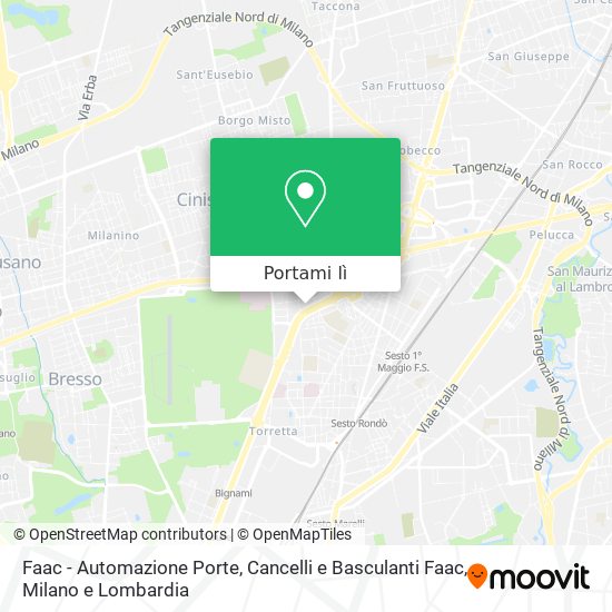 Mappa Faac - Automazione Porte, Cancelli e Basculanti Faac