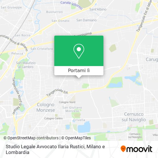 Mappa Studio Legale Avvocato Ilaria Rustici