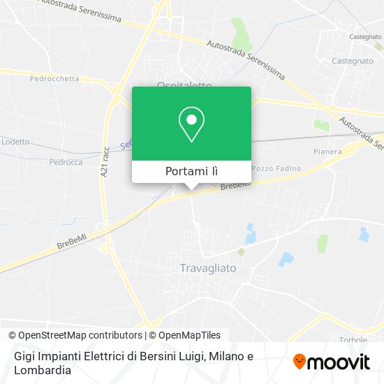 Mappa Gigi Impianti Elettrici di Bersini Luigi