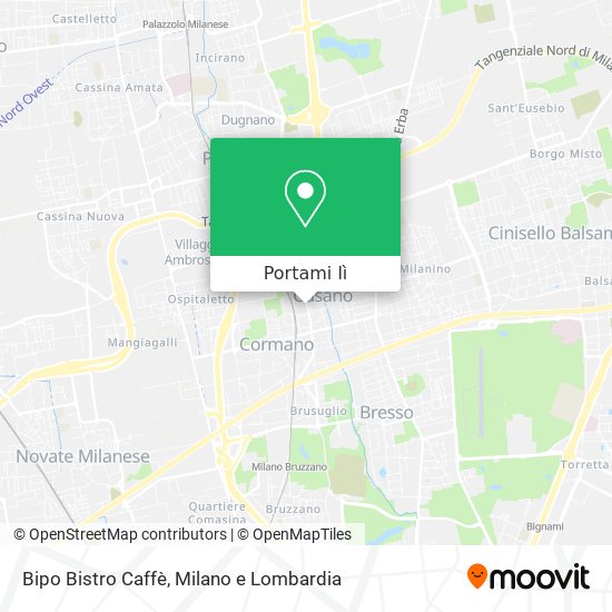 Mappa Bipo Bistro Caffè